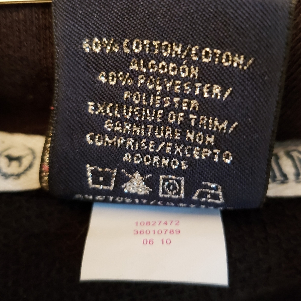 Pink VS Black Hoodie Metal Rivet Deco Size XS - Picture 5 of 5